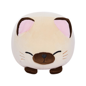 모찌모찌 만두 고양이 인형 샴 25CM